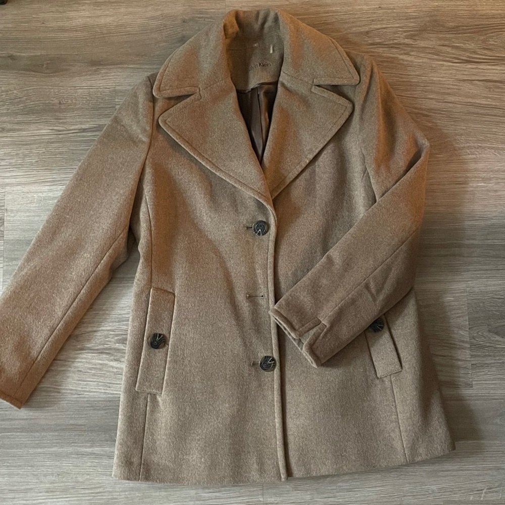 Calvin Klein Women’s Single Breasted Wool Coat